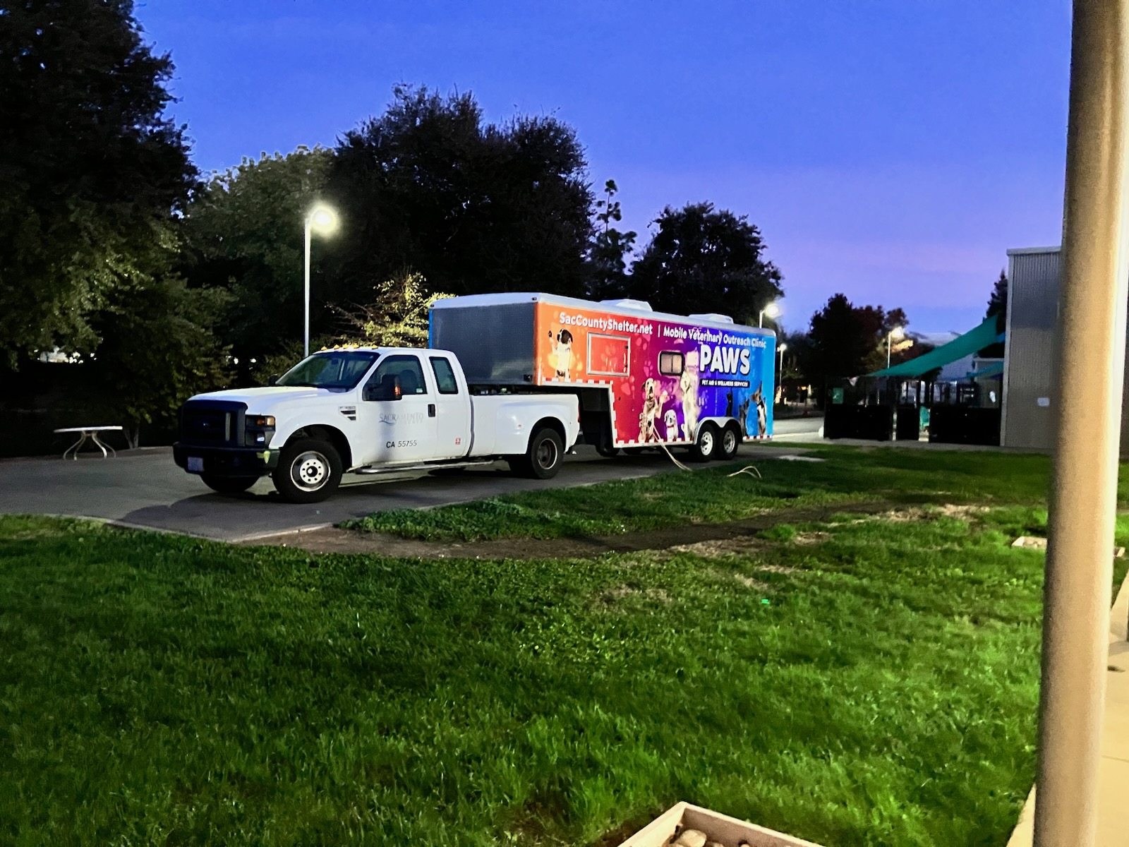 paws trailer at night